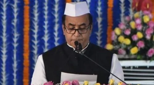 Anil Deshmukh during the oath taking ceremony