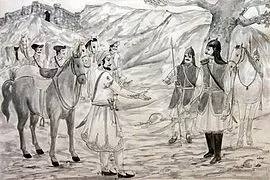छत्रपति शिवाजी ने अपनी पैतृक भूमि को मुक्त करने के लिए छत्रसाल को भेजा