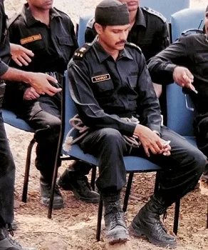 मेजर संदीप उन्नीकृष्णन अपने एनएसजी प्रशिक्षण शिविरों के दौरान
