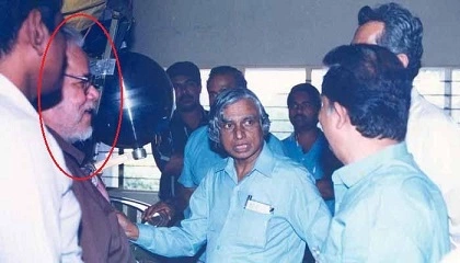 Nambi Narayanan With APJ Abdul Kalam 1