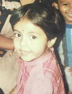 Devoleena Bhattacharjee's childhood 