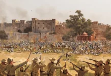 जलियांवाला बाग हत्याकांड (1919): कारण, इतिहास, जनरल डायर, प्रभाव और मृतकों की संख्या 13 अप्रैल 1919 को अमृतसर के जलियांवाला बाग में जनरल रेजिनाल्ड डायर के आदेश पर हुई गोलीबारी का ऐतिहासिक चित्रण