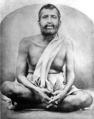 श्री रामकृष्ण परमहंस का चित्र — माँ काली के अनन्य भक्त और स्वामी विवेकानंद के गुरु